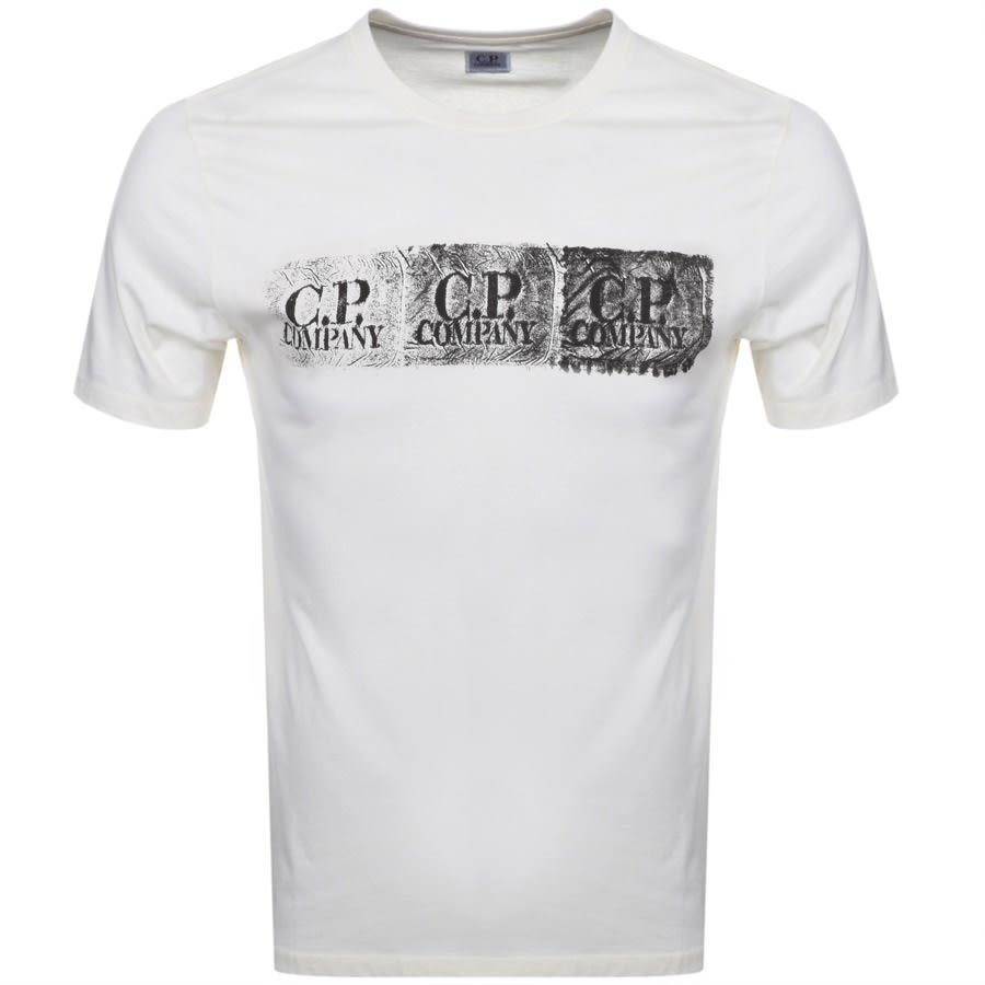 Alternative Image for ProductCP Company Logo T Shirt White1
